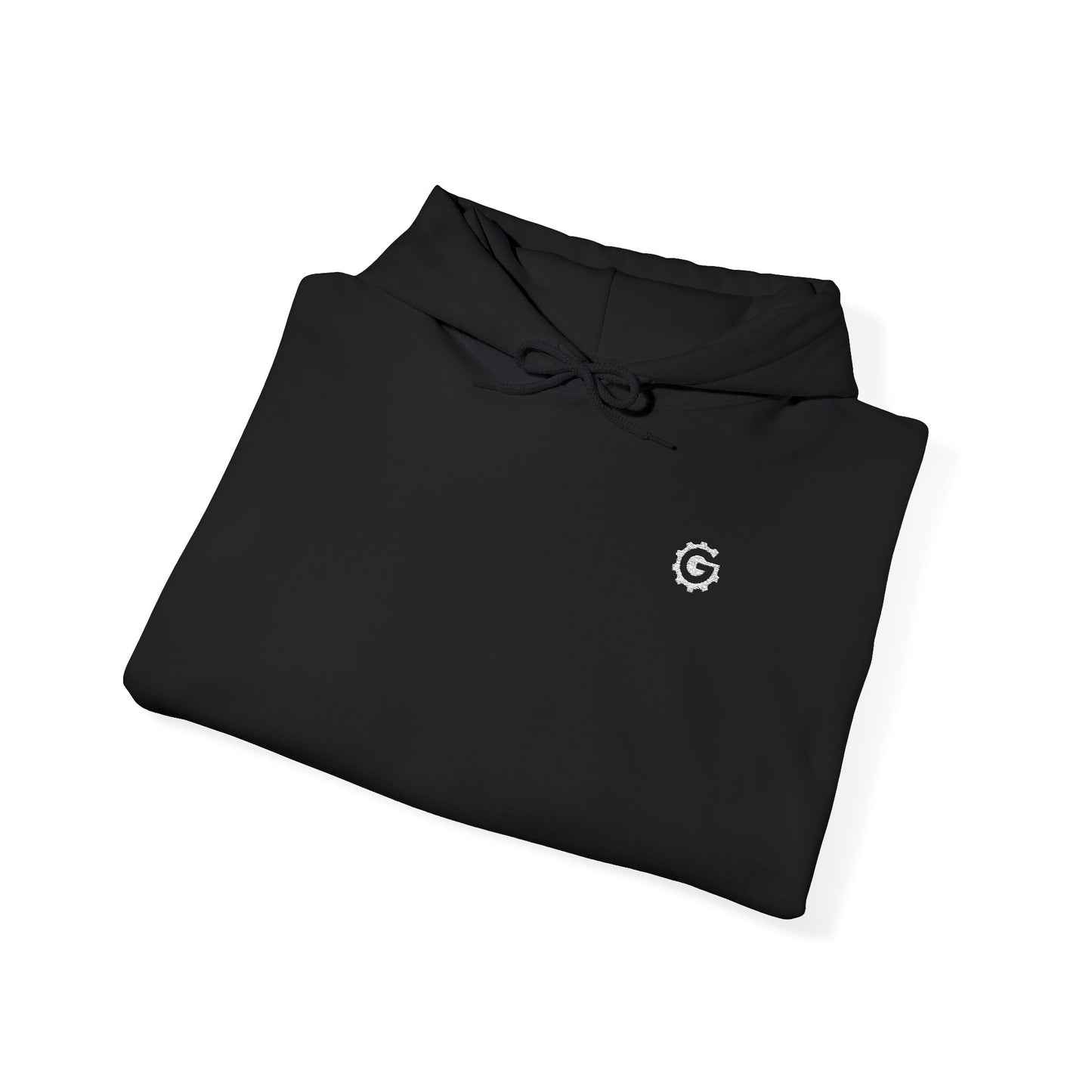 One Gear Short of Normal Hoodie — Sleeve Embroidered Pullover