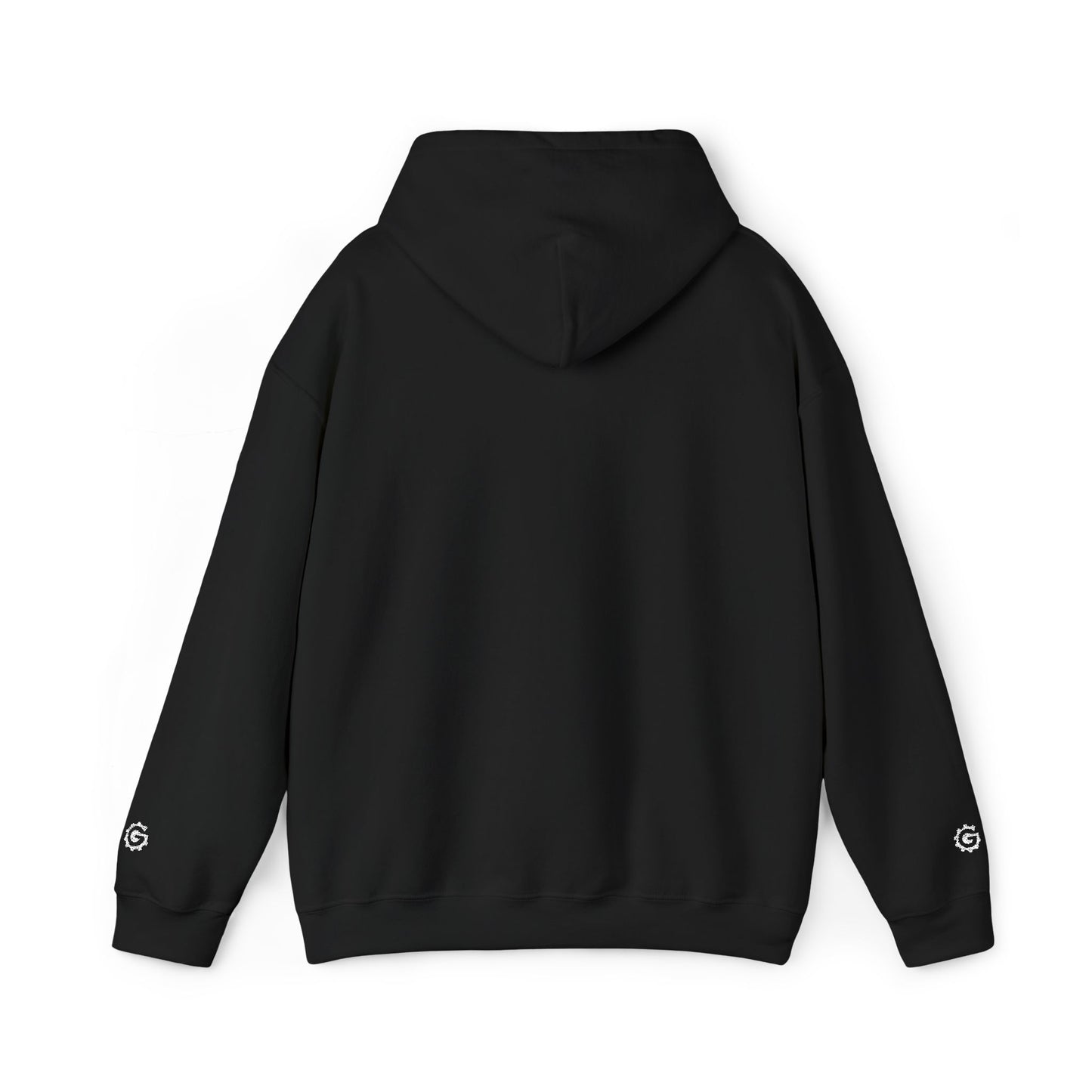 One Gear Short of Normal Hoodie — Sleeve Embroidered Pullover