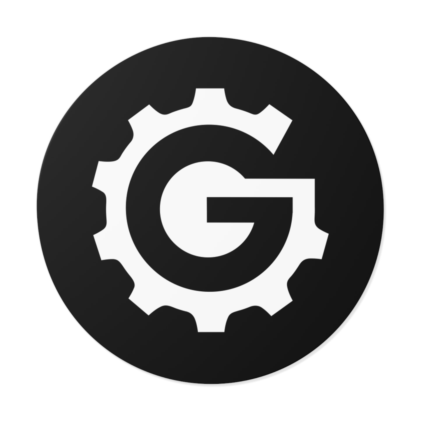 One Gear Short of Normal Logo Vinyl Sticker