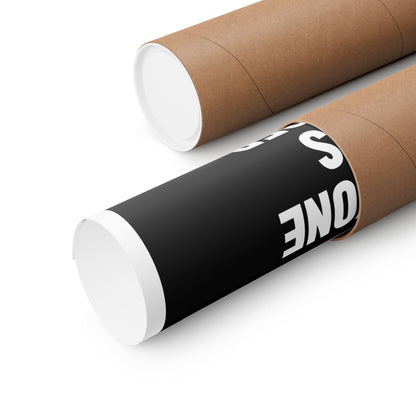 Endurance Rule #5 Poster — "Everyone Gets Dropped" Matte Horizontal Motivational Wall Art