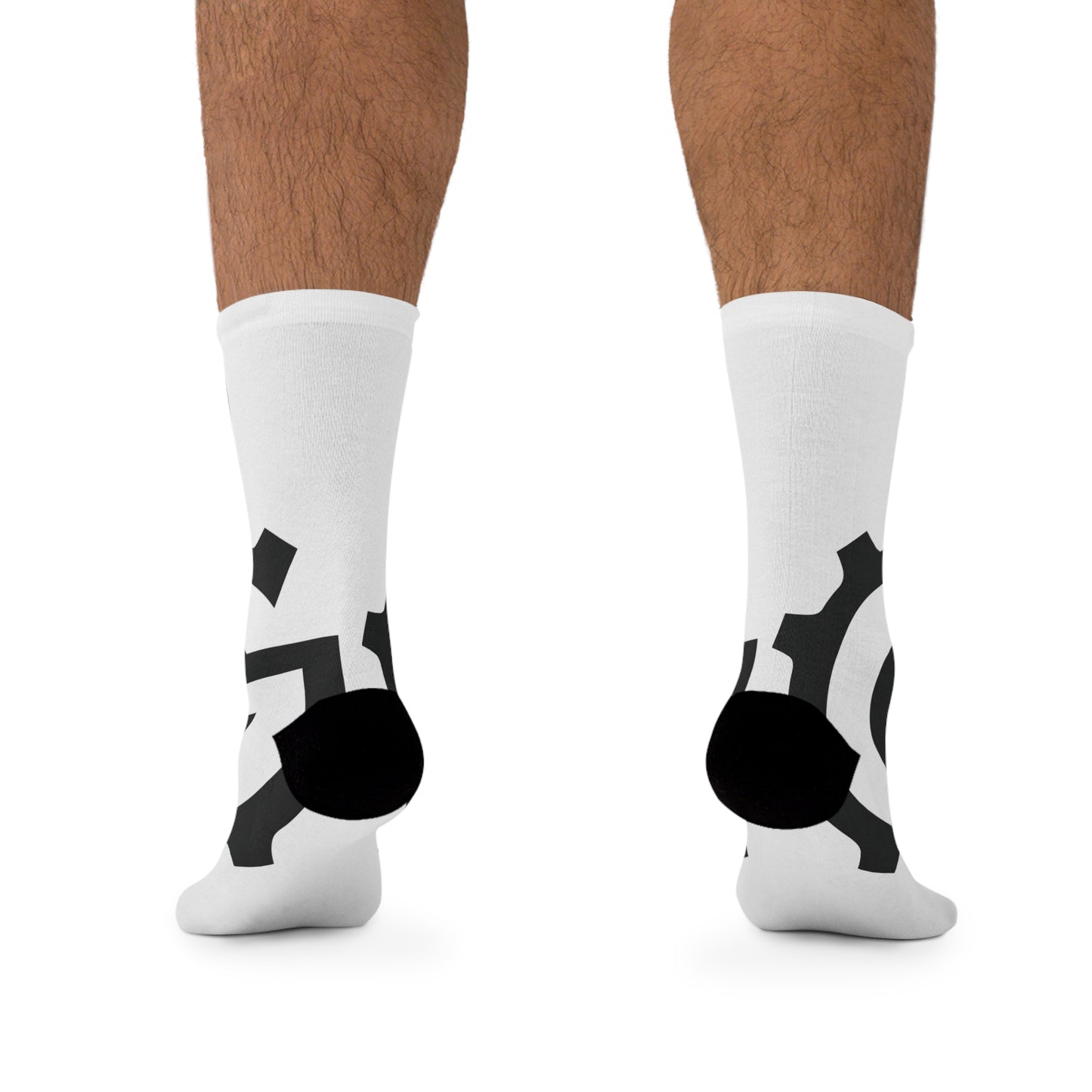 Gear Logo Crew Socks — Recycled Polyester Comfort