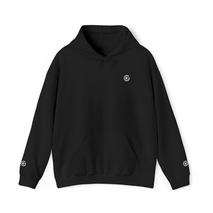 One Gear Short of Normal Hoodie — Sleeve Embroidered Pullover