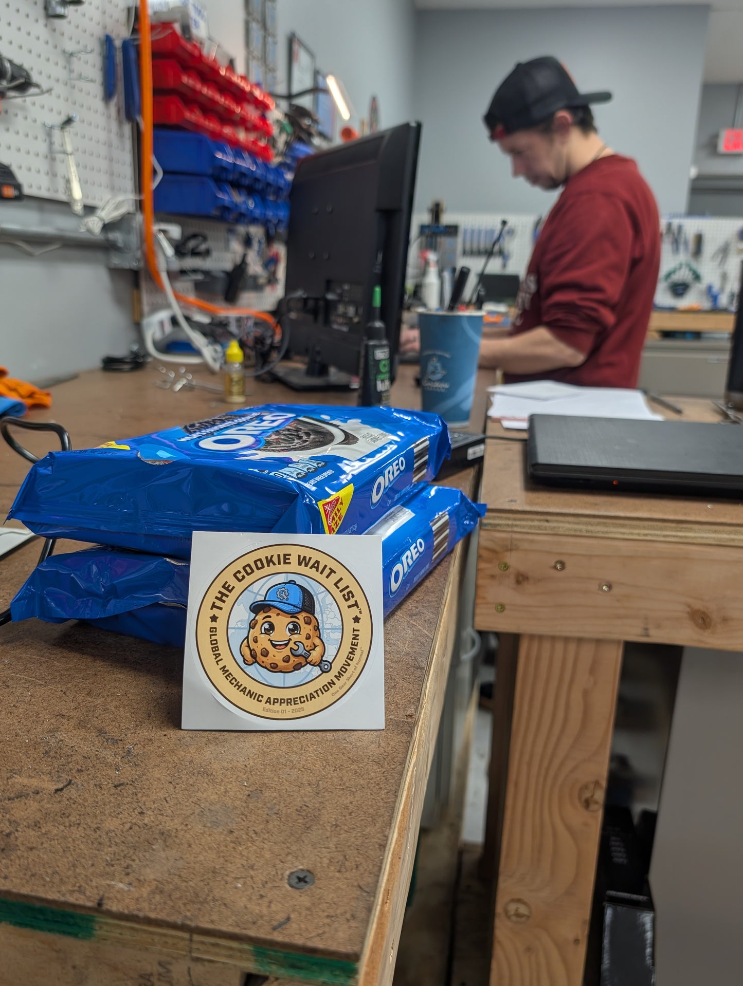 The Cookie Wait List Badge Sticker – Official Cookie Drop Kindness Token